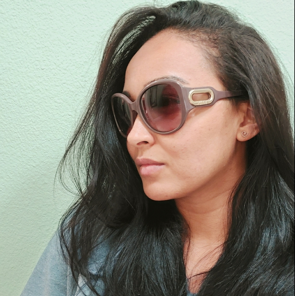 Chloé Sunglasses in Mauve Purple